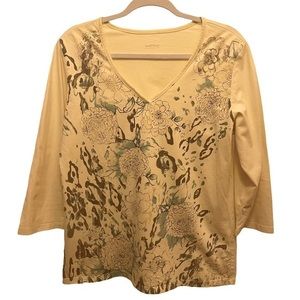 Northern Reflections Yellow Top Size L